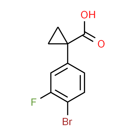 1-(4-Bromo-3-fluorophenyl)cyclopropanecarboxylic acid