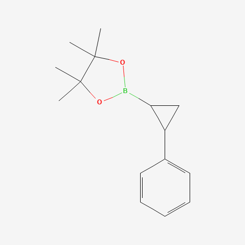 Rac-4,4,5,5-tetramethyl-2-[(1R,2R)-2-phenylcyclopropyl]-1,3,2-dioxaborolane