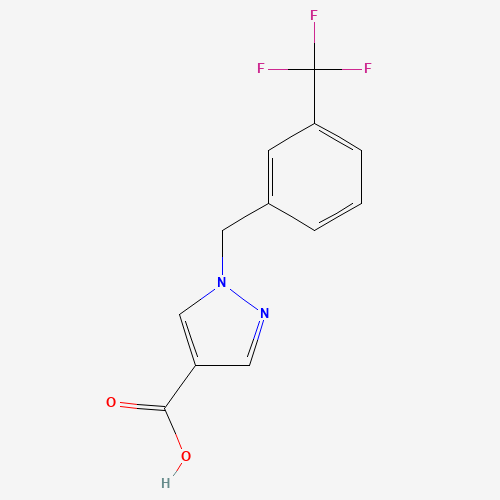 1-(3-(Trifluoromethyl)benzyl)-1H-pyrazole-4-carboxylic acid