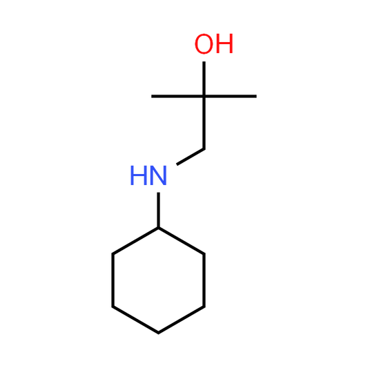 1-(Cyclohexylamino)-2-methylpropan-2-ol