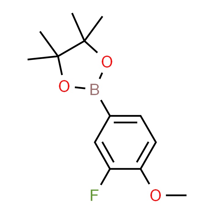 2-(3-Fluoro-4-methoxyphenyl)-4,4,5,5-tetramethyl-1,3,2-dioxaborolane