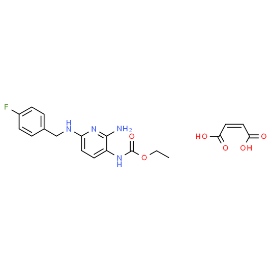 Ethyl (2-amino-6-((4-fluorobenzyl)amino)pyridin-3-yl)carbamate maleate