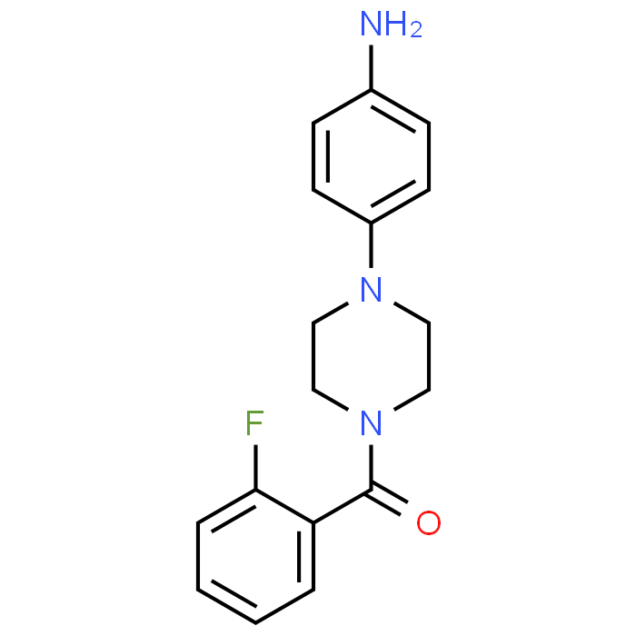 (4-(4-Aminophenyl)piperazin-1-yl)(2-fluorophenyl)methanone