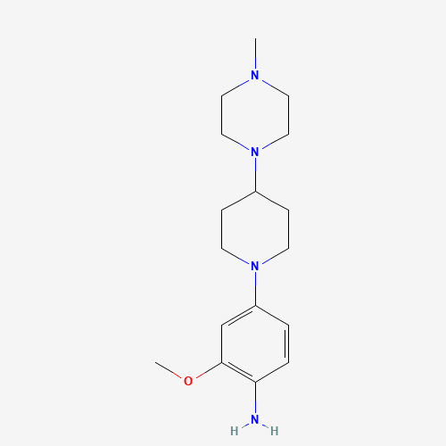 2-Methoxy-4-(4-(4-methylpiperazin-1-yl)piperidin-1-yl)aniline