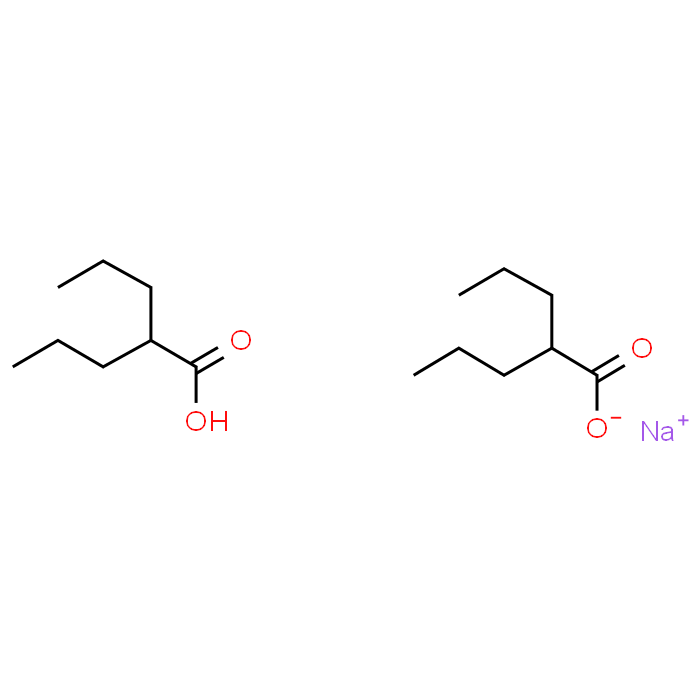 Sodium hydrogen bis(2-propylpentanoate)