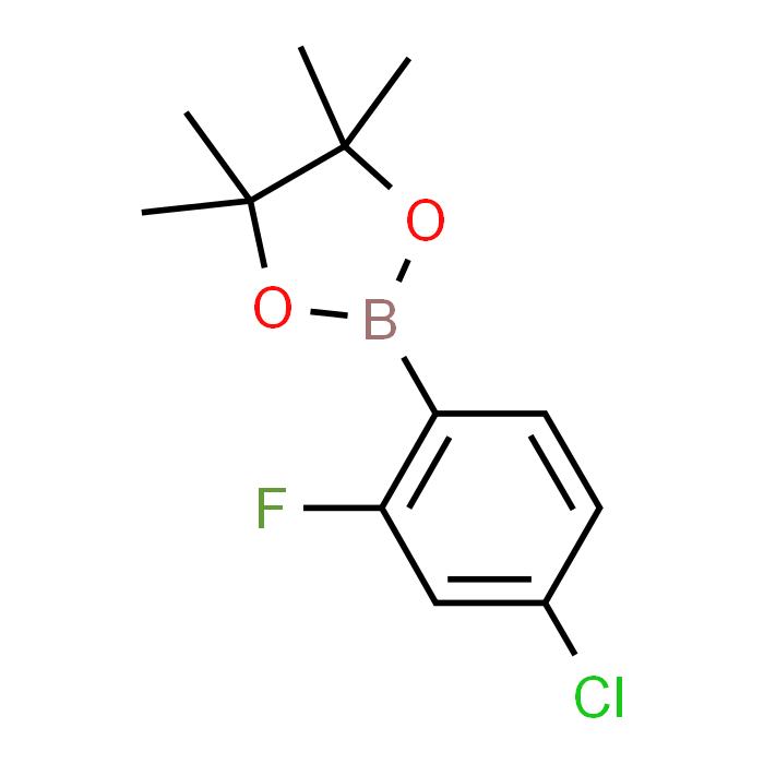 2-(4-Chloro-2-fluorophenyl)-4,4,5,5-tetramethyl-1,3,2-dioxaborolane