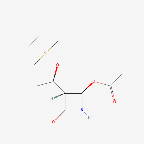(2R,3R)-3-((R)-1-((tert-Butyldimethylsilyl)oxy)ethyl)-4-oxoazetidin-2-yl acetate