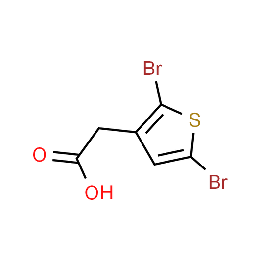 2-(2,5-dibromothiophen-3-yl)acetic acid