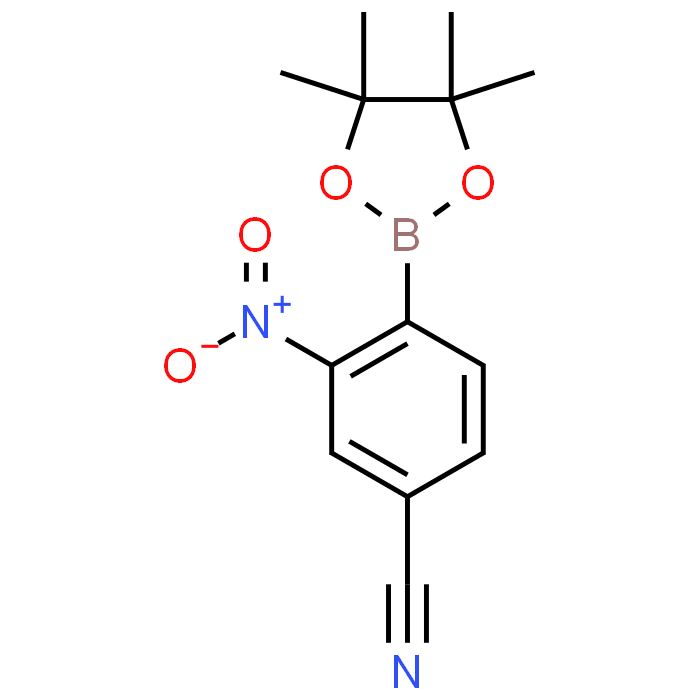 3-Nitro-4-(4,4,5,5-tetramethyl-1,3,2-dioxaborolan-2-yl)benzonitrile