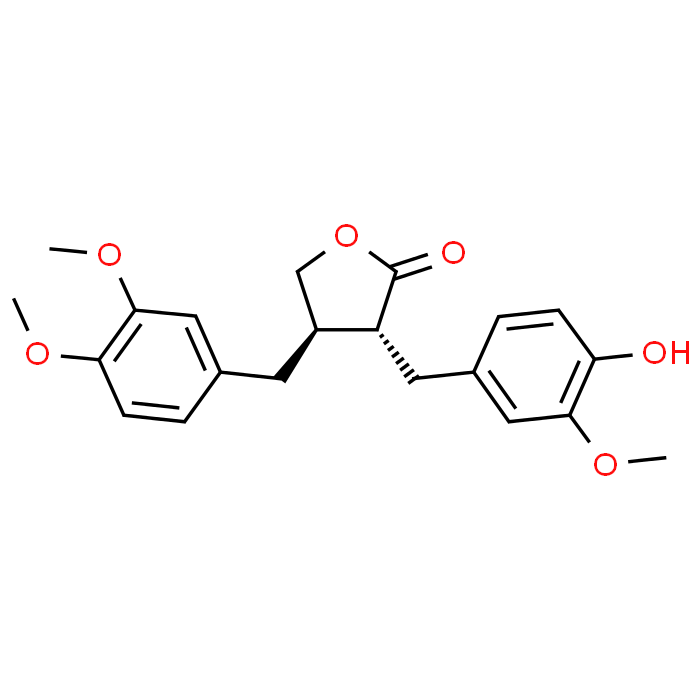 (3R,4R)-4-(3,4-Dimethoxybenzyl)-3-(4-hydroxy-3-methoxybenzyl)dihydrofuran-2(3H)-one