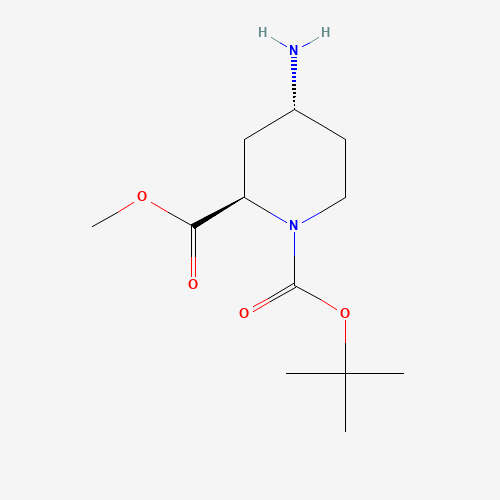(2R,4R)-1-tert-Butyl 2-methyl 4-aminopiperidine-1,2-dicarboxylate