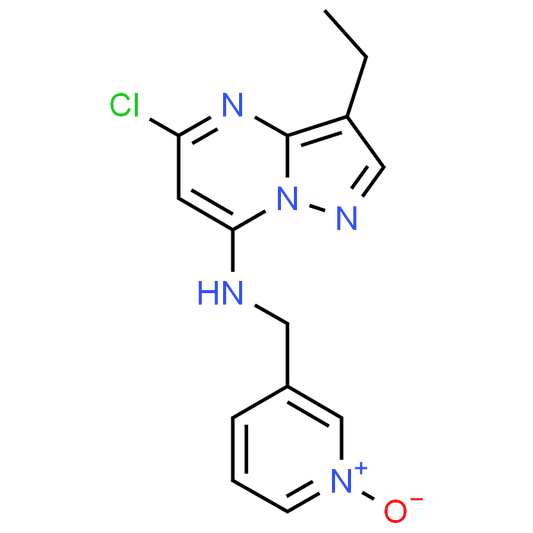 3-(((5-Chloro-3-ethylpyrazolo[1,5-a]pyrimidin-7-yl)amino)methyl)pyridine 1-oxide