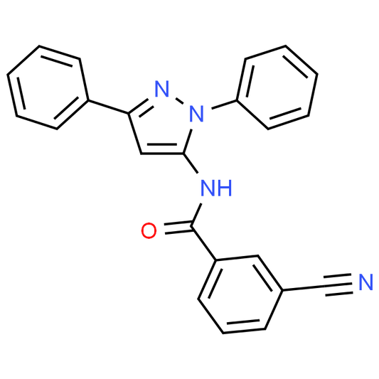 3-Cyano-N-(1,3-diphenyl-1H-pyrazol-5-yl)benzamide