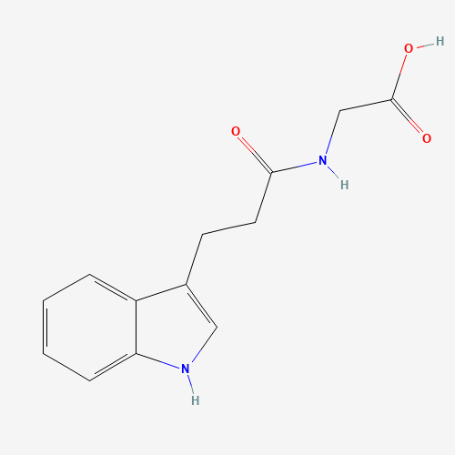 (3-(1H-Indol-3-yl)propanoyl)glycine