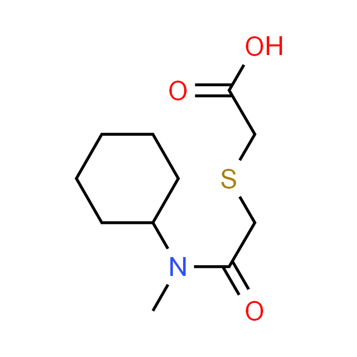 2-((2-(Cyclohexyl(methyl)amino)-2-oxoethyl)thio)acetic acid