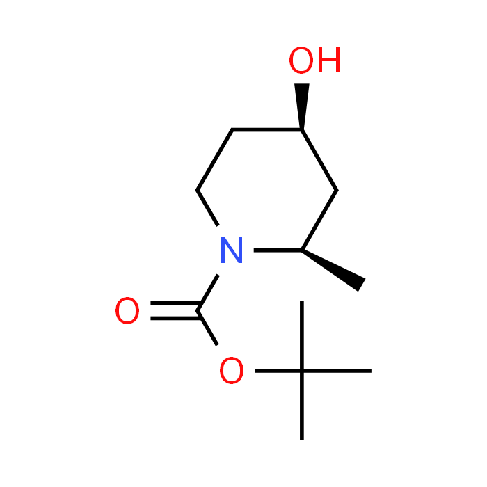 (2R,4R)-tert-Butyl 4-hydroxy-2-methylpiperidine-1-carboxylate