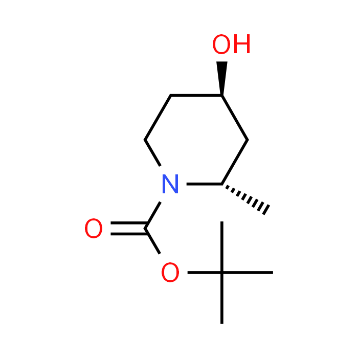 (2S,4R)-tert-Butyl 4-hydroxy-2-methylpiperidine-1-carboxylate