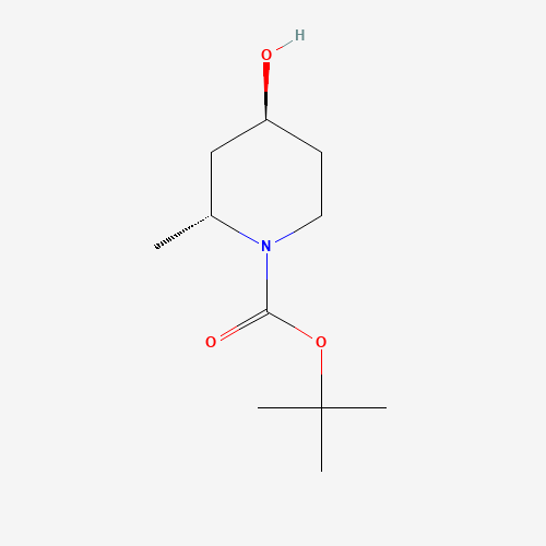 (2R,4S)-tert-Butyl 4-hydroxy-2-methylpiperidine-1-carboxylate