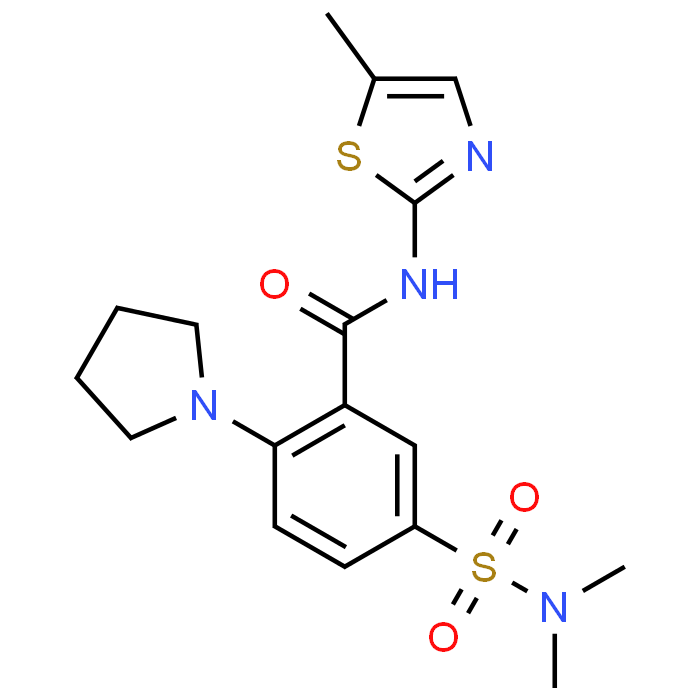 5-(N,N-Dimethylsulfamoyl)-N-(5-methylthiazol-2-yl)-2-(pyrrolidin-1-yl)benzamide