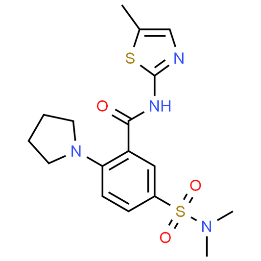 5-(N,N-Dimethylsulfamoyl)-N-(5-methylthiazol-2-yl)-2-(pyrrolidin-1-yl)benzamide