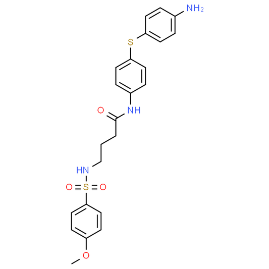 N-(4-((4-Aminophenyl)thio)phenyl)-4-(4-methoxyphenylsulfonamido)butanamide