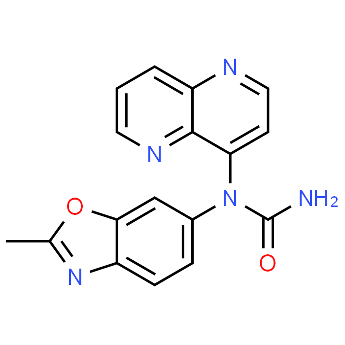 1-(2-Methylbenzo[d]oxazol-6-yl)-3-(1,5-naphthyridin-4-yl)urea