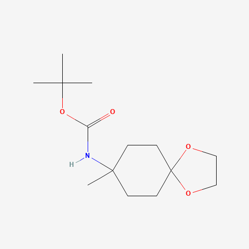 tert-Butyl (8-methyl-1,4-dioxaspiro[4.5]decan-8-yl)carbamate