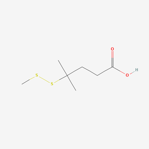 4-Methyl-4-(methyldisulfanyl)pentanoic acid