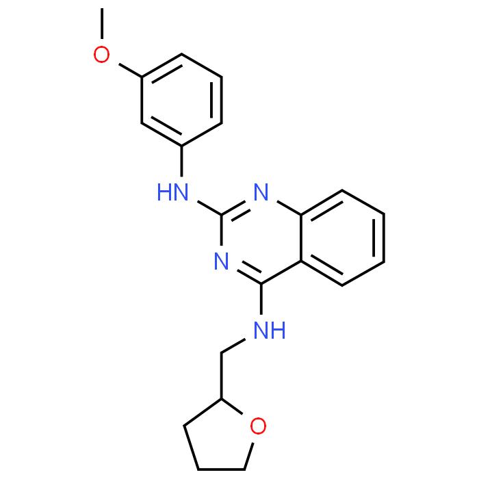 N2-(3-Methoxyphenyl)-N4-((tetrahydrofuran-2-yl)methyl)quinazoline-2,4-diamine