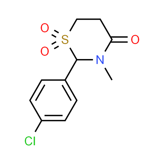 2-(4-Chlorophenyl)-3-methyl-1,3-thiazinan-4-one 1,1-dioxide