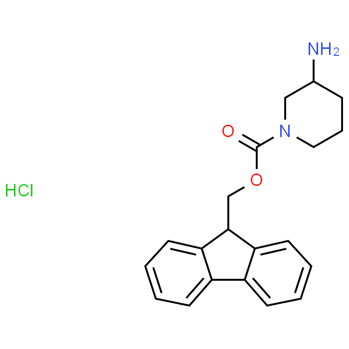 (9H-Fluoren-9-yl)methyl 3-aminopiperidine-1-carboxylate hydrochloride