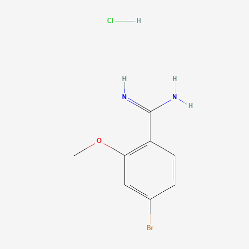 4-Bromo-2-methoxybenzimidamide hydrochloride