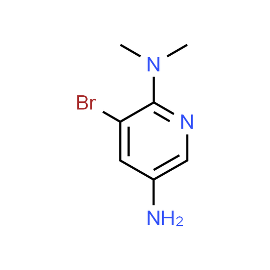 5-Amino-3-bromo-2-(N,N-dimethylamino)pyridine