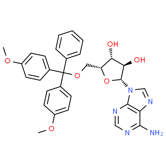 5'-O-[Bis(4-methoxyphenyl)phenylmethyl]-adenosine