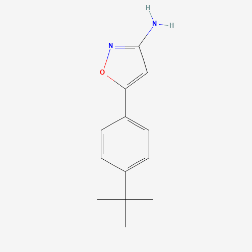5-(4-(tert-Butyl)phenyl)isoxazol-3-amine