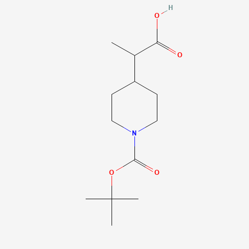 2-(1-(tert-Butoxycarbonyl)piperidin-4-yl)propanoic acid