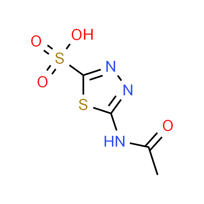 5-Acetamido-1,3,4-thiadiazole-2-sulfonic acid