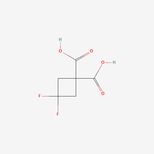 3,3-Difluorocyclobutane-1,1-dicarboxylic acid