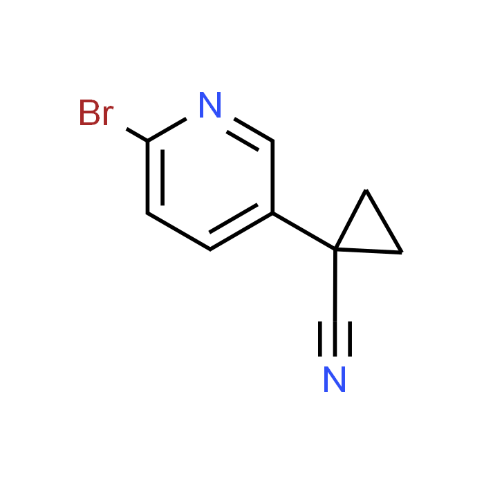 1-(6-Bromopyridin-3-yl)cyclopropanecarbonitrile