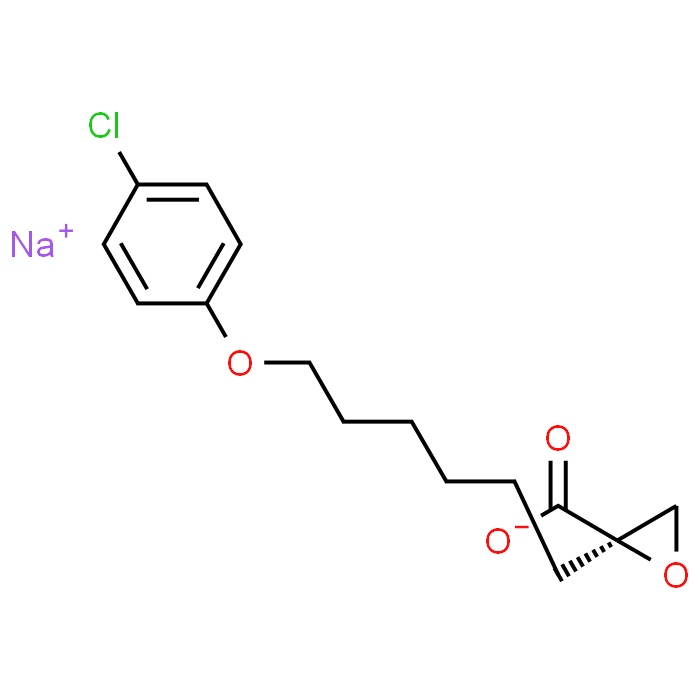 Sodium (R)-2-(6-(4-chlorophenoxy)hexyl)oxirane-2-carboxylate