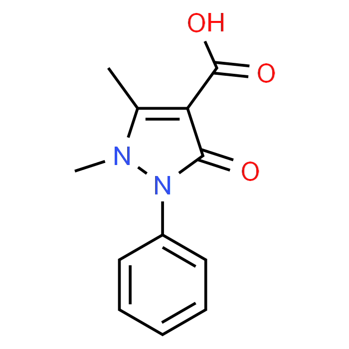 1,5-Dimethyl-3-oxo-2-phenyl-2,3-dihydro-1H-pyrazole-4-carboxylic acid