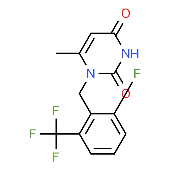 1-(2-Fluoro-6-(trifluoromethyl)benzyl)-6-methylpyrimidine-2,4(1H,3H)-dione