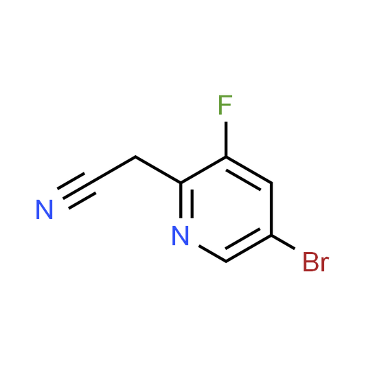 2-(5-Bromo-3-fluoropyridin-2-yl)acetonitrile