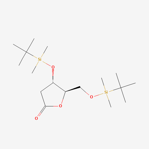 (4S,5R)-4-((tert-Butyldimethylsilyl)oxy)-5-(((tert-butyldimethylsilyl)oxy)methyl)dihydrofuran-2(3H)-one