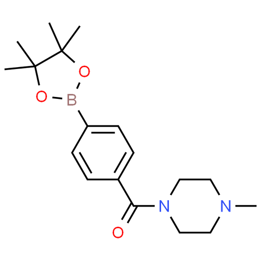 (4-Methylpiperazin-1-yl)(4-(4,4,5,5-tetramethyl-1,3,2-dioxaborolan-2-yl)phenyl)methanone