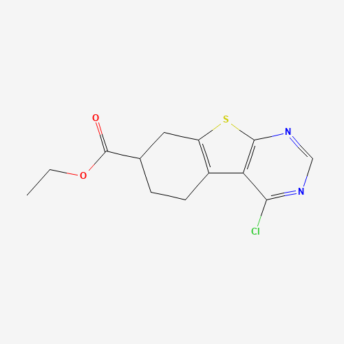 Ethyl 4-chloro-5,6,7,8-tetrahydrobenzo[4,5]thieno[2,3-d]pyrimidine-7-carboxylate - Achmem
