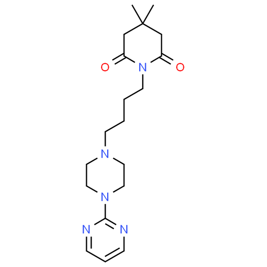 4,4-Dimethyl-1-(4-(4-(pyrimidin-2-yl)piperazin-1-yl)butyl)piperidine-2,6-dione