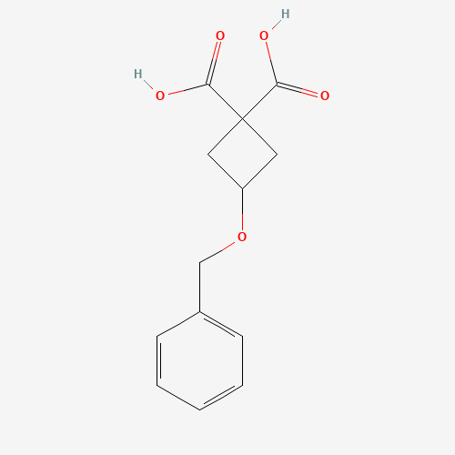 3-(Phenylmethoxy)-1,1-cyclobutanedicarboxylic acid