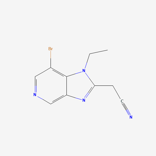 2-(7-Bromo-1-ethyl-1H-imidazo[4,5-c]pyridin-2-yl)acetonitrile