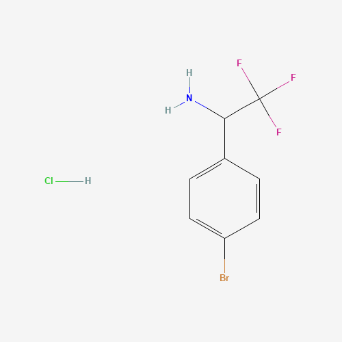 1-(4-Bromophenyl)-2,2,2-trifluoroethanamine hydrochloride